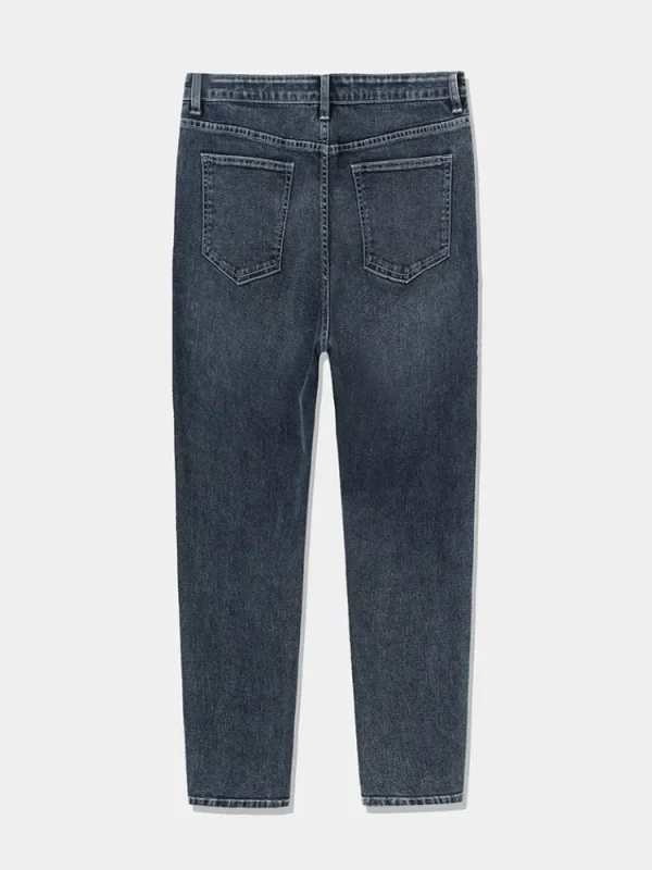 SEMIR Men's Intelligent Temperature Adjustment Denim Boot Cut Pants