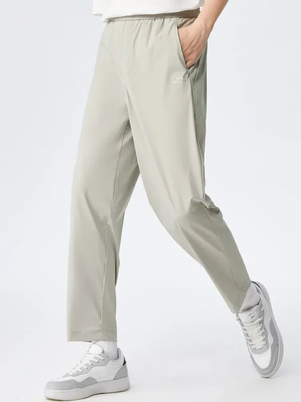 SEMIR Men's Knit Stretch Cool Tapered Pants