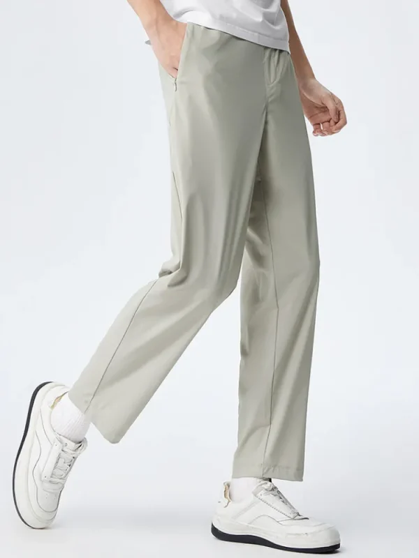 SEMIR Men's Knit Stretch Cool Tapered Pants