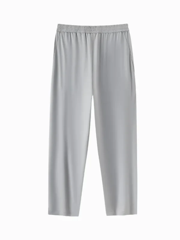 SEMIR Men's Knit Stretch Cool Tapered Pants
