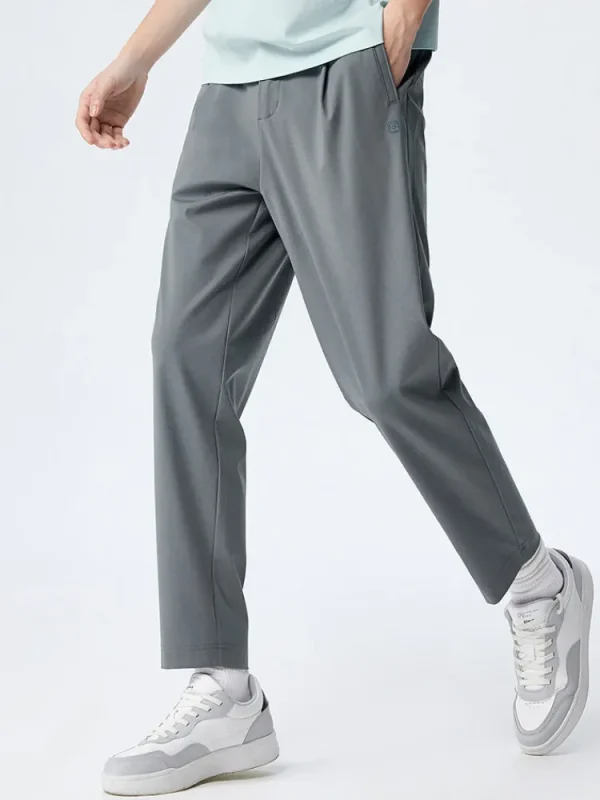 SEMIR Men's Knit Stretch Tapered Pants