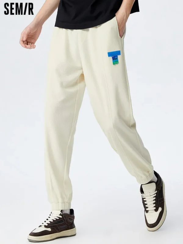 SEMIR Men's Knitted Comfort Cool Knit Jogging Pants