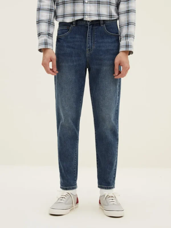 SEMIR Men’s Lycra Tapered Pants