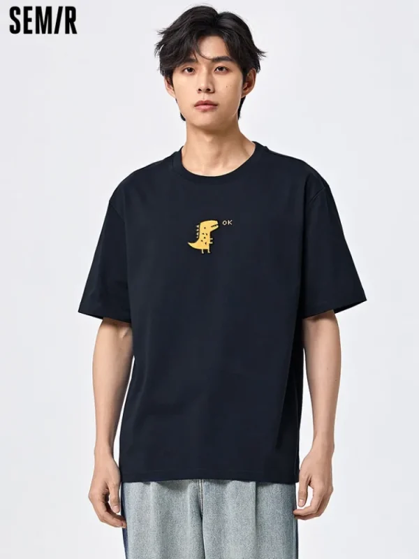 SEMIR Men's Moisture-absorbing Quick-drying Round Neck Short Sleeves T-Shirt