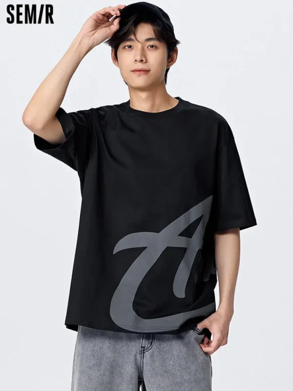 SEMIR Men's Moisture-absorbing Quick-drying Round Neck Short Sleeves T-Shirt