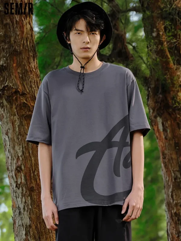 SEMIR Men's Moisture-absorbing Quick-drying Round Neck Short Sleeves T-Shirt