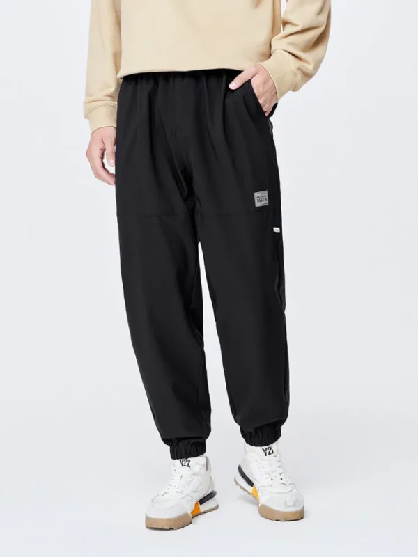 SEMIR Men's Monogram Loose Woven Jogging Pants