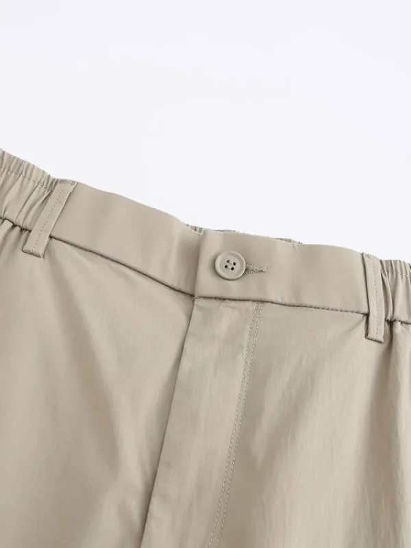 SEMIR Men's Nylon Stretch Crepe Basic Pants