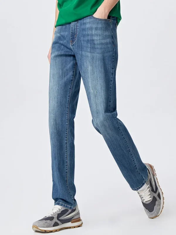 SEMIR Men's Polyester Straight Cotton Pants