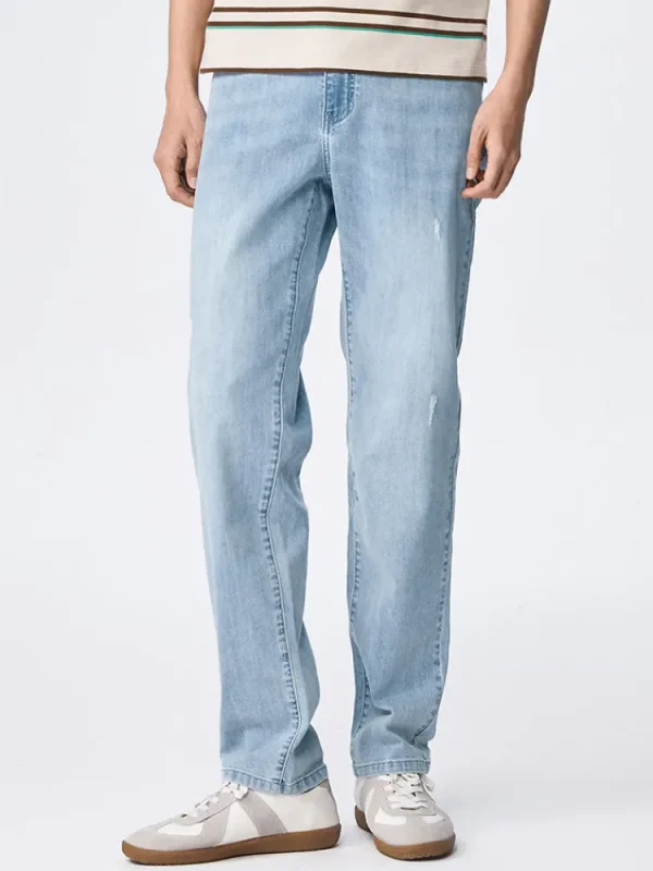 SEMIR Men's Polyester Straight Cotton Pants