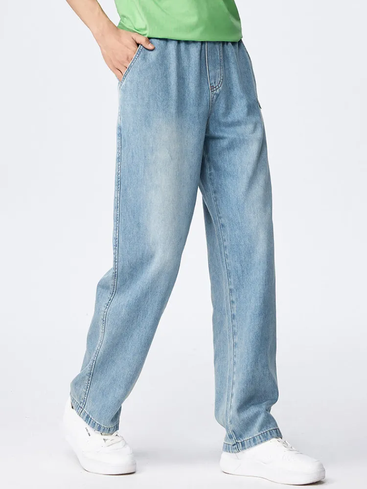 mens_puff_denim_straight__1.webp SEMIR Men's Puff Denim Straight Pants