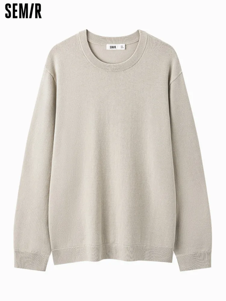 mens_shell_card_crew_neck_0.webp SEMIR Men's shell card crew neck sweater