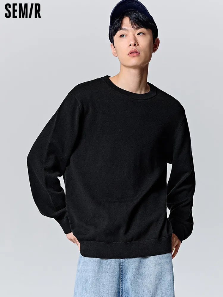 mens_shell_card_crew_neck_10.webp SEMIR Men's shell card crew neck sweater