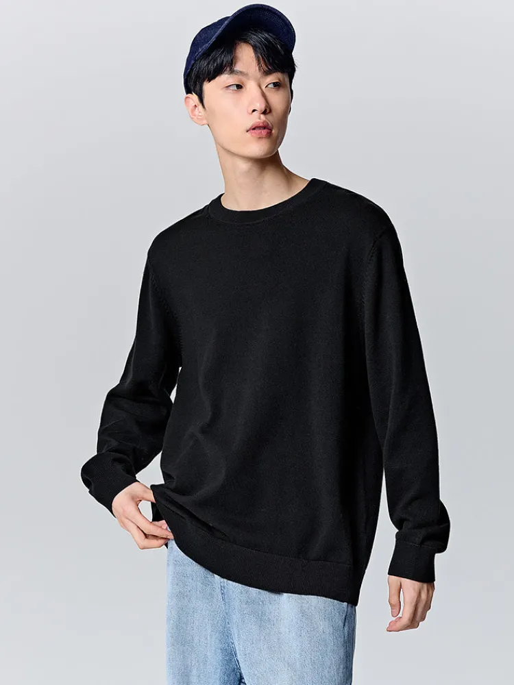 mens_shell_card_crew_neck_11.webp SEMIR Men's shell card crew neck sweater