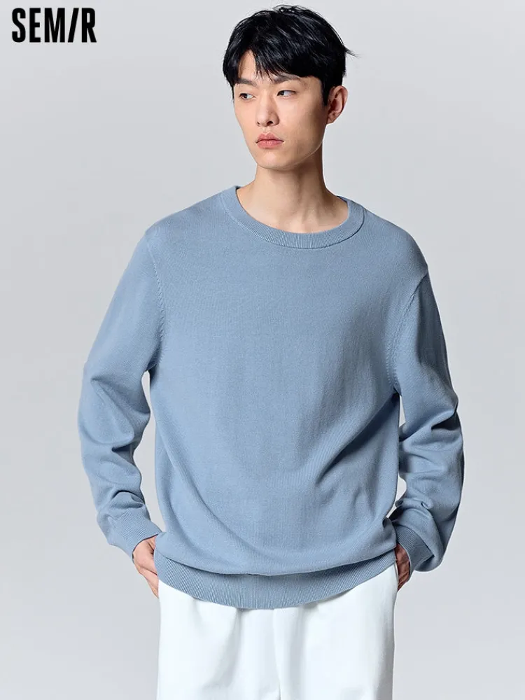 mens_shell_card_crew_neck_5.webp SEMIR Men's shell card crew neck sweater