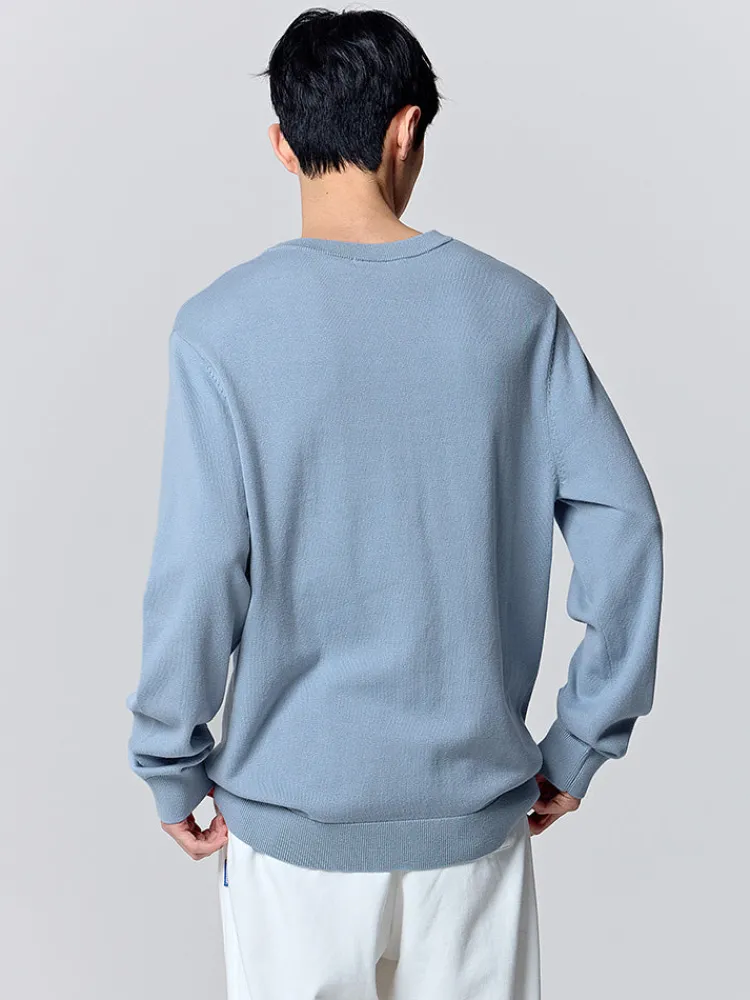 mens_shell_card_crew_neck_7.webp SEMIR Men's shell card crew neck sweater