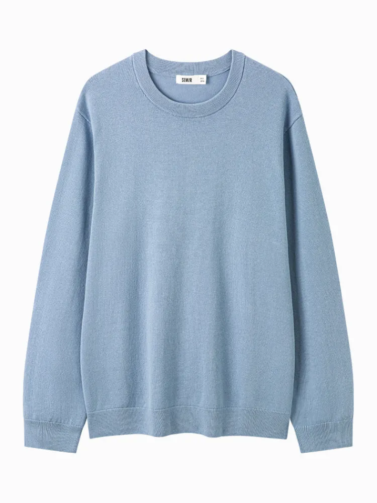 mens_shell_card_crew_neck_8.webp SEMIR Men's shell card crew neck sweater