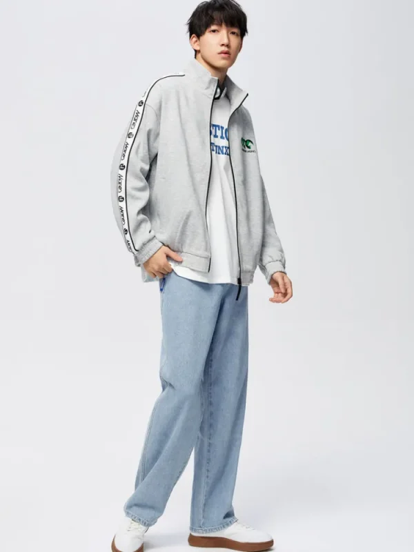 SEMIR Men's Solid Colour Loose Straight Pants