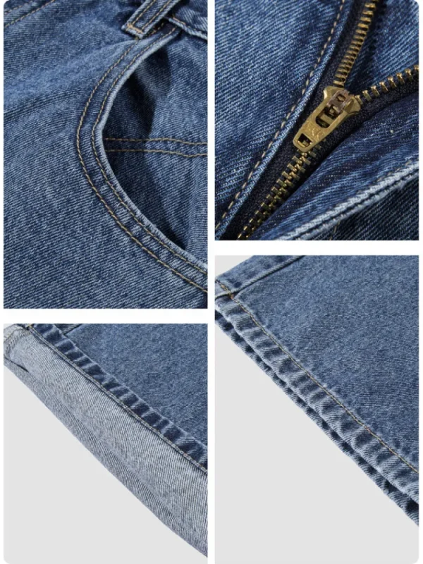 SEMIR Men's Solid Colour Loose Straight Pants