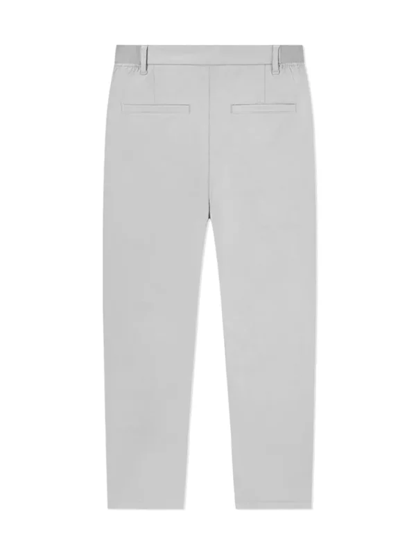 SEMIR Men's Textured Faille Solid Colour Slim Boot Cut Pants