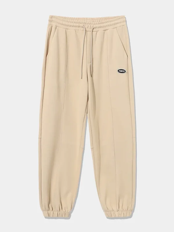 SEMIR Men's UT Interlock 3D Badge Loose Knitted Jogging Pants