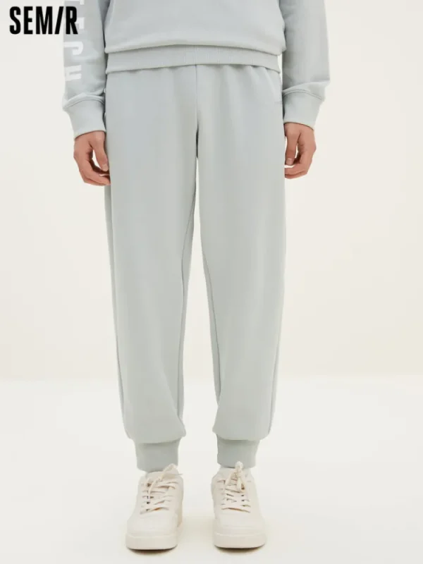 SEMIR Men's UT Interlock Drawstring Fitted Knitted Jogging Pants