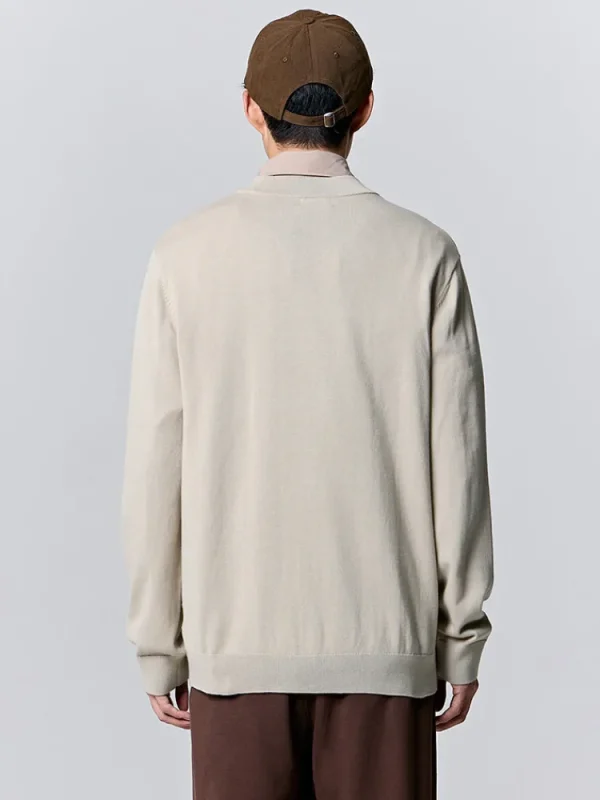 SEMIR Men's white turtleneck sweater
