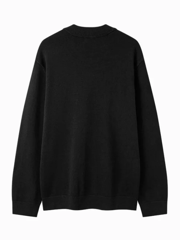 SEMIR Men's white turtleneck sweater
