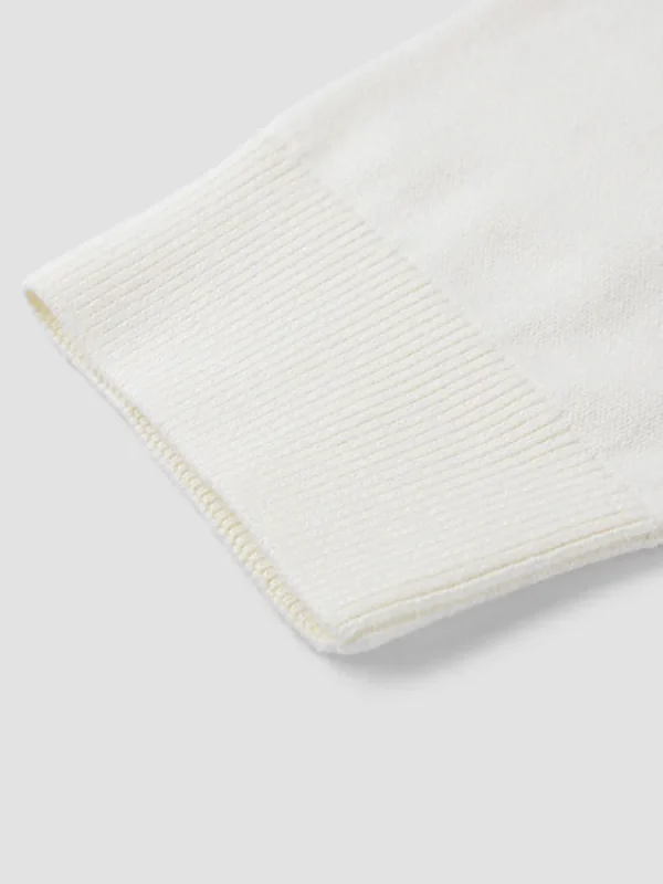 SEMIR Men's white turtleneck sweater