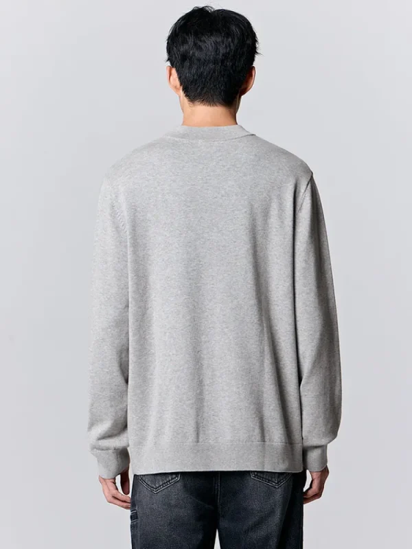 SEMIR Men's white turtleneck sweater
