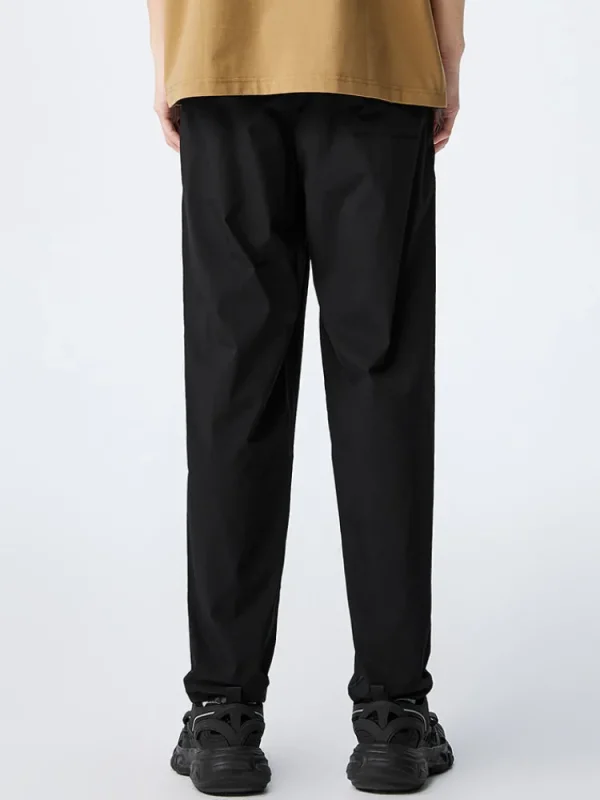 SEMIR Men's Yarn-dyed Jacquard Comfort and Cool Easy-care Antibacterial Tapered Pants
