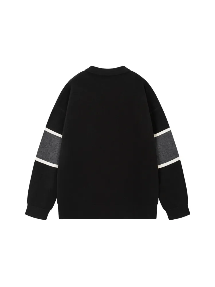 retro_campus_knitted_polo_4.webp SEMIR Retro Campus Knitted Polo Sweater