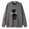 Women SEMIR Unisex gray crew neck sweater