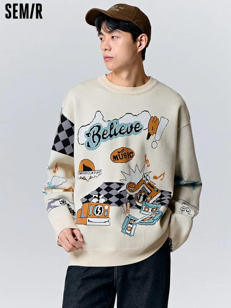 unisex_white_crew_neck_sw_0.webp SEMIR Unisex white crew neck sweater