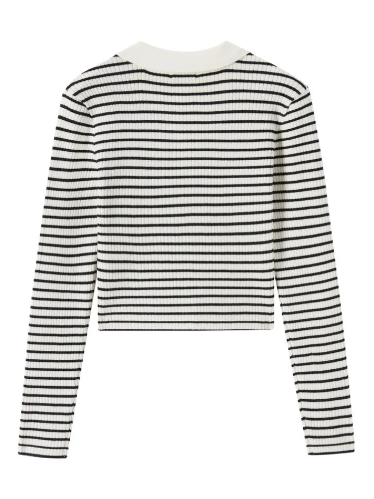 womens_antipilling_acryli_1.webp Women SEMIR Women's Anti-Pilling Acrylic Contrast Collar Slim Pullover Jumper