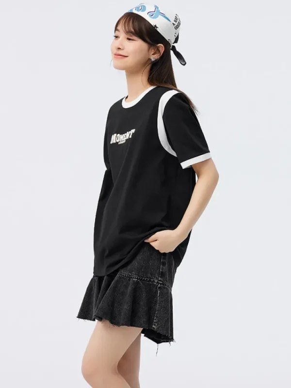 Women SEMIR Women's Breathable Crew-neck Short Sleeves Cotton T-Shirt