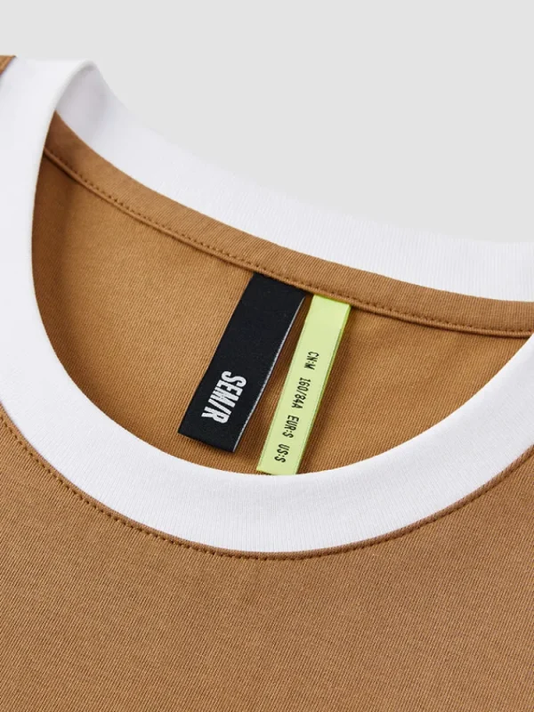 Women SEMIR Women's Breathable Crew-neck Short Sleeves Cotton T-Shirt