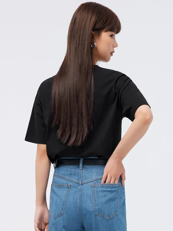 Women SEMIR Women's Cool and Comfortable Round Neck Short Sleeves T-Shirt