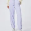 Women SEMIR Women's Cotton-Terylene Terry Contrast Drawstring Loose Jogging Pants