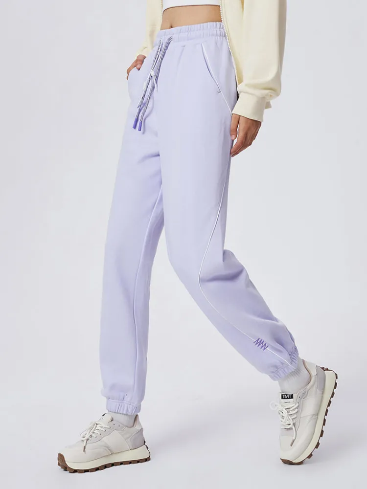 womens_cottonterylene_ter_2.webp Women SEMIR Women's Cotton-Terylene Terry Contrast Drawstring Loose Jogging Pants