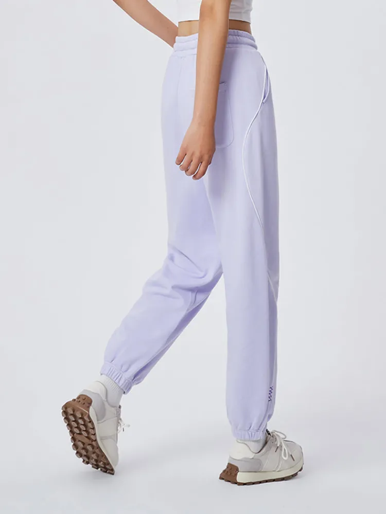 womens_cottonterylene_ter_3.webp Women SEMIR Women's Cotton-Terylene Terry Contrast Drawstring Loose Jogging Pants