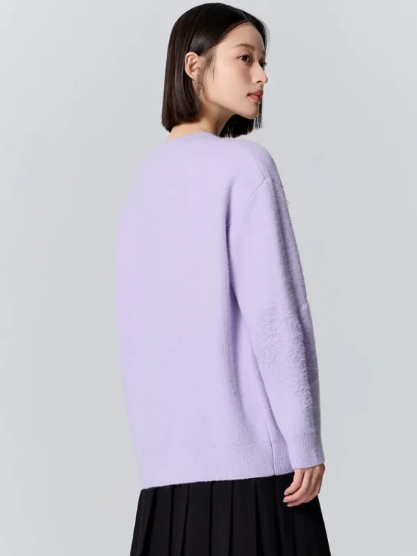 Women SEMIR Women's cream white crew neck sweater