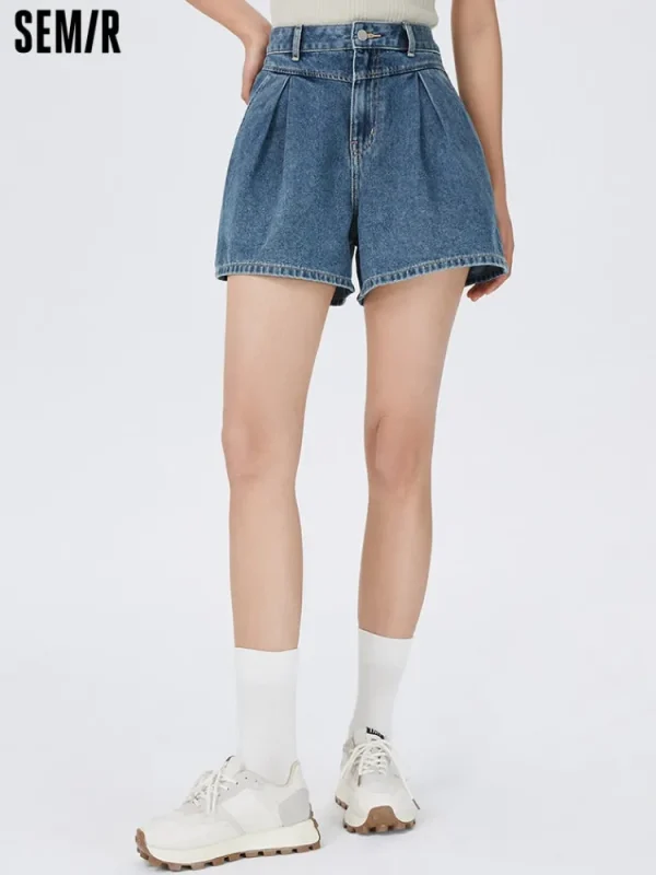 Women SEMIR Women's Denim Comfort Cool Antibacterial Basic Pants