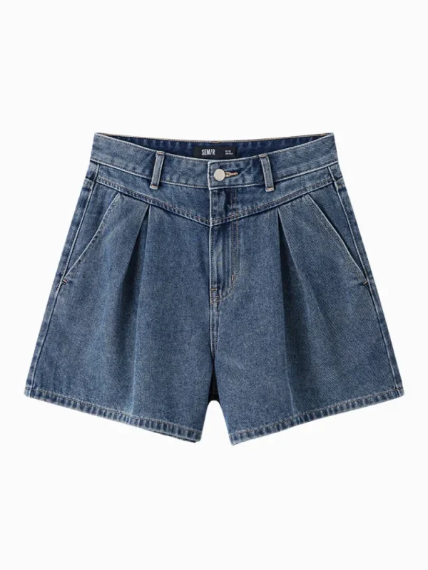 Women SEMIR Women's Denim Comfort Cool Antibacterial Basic Pants