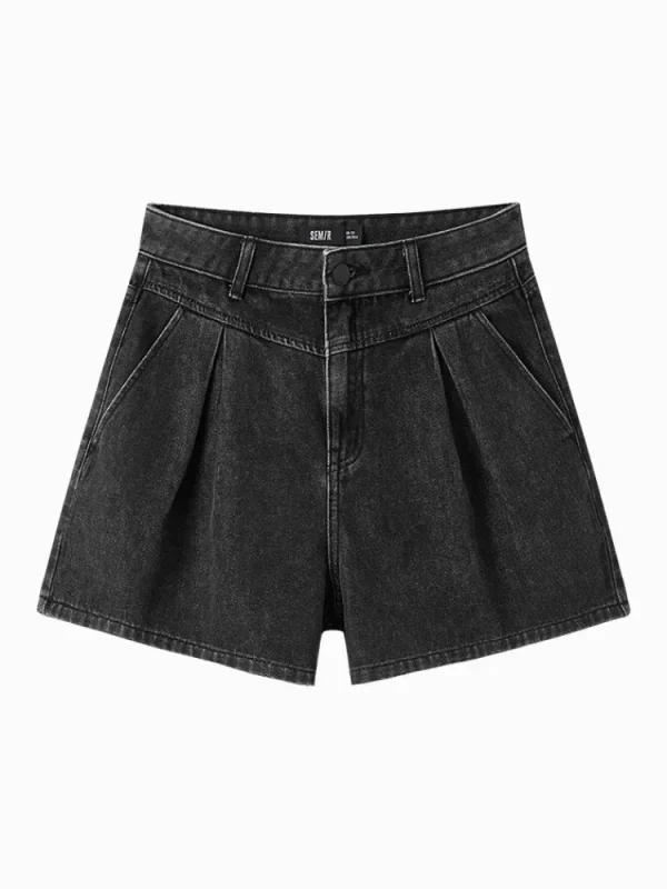 Women SEMIR Women's Denim Comfort Cool Antibacterial Basic Pants