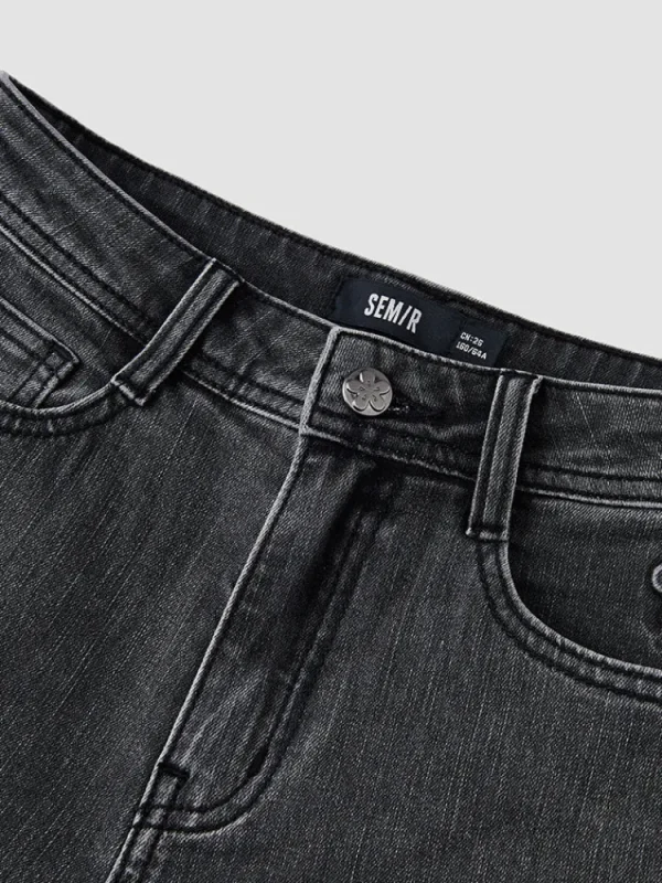 Women SEMIR Women's Denim Comfort Cool Straight Pants