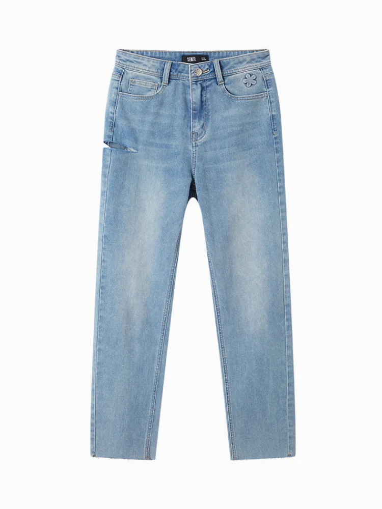 womens_denim_comfort_cool_8.webp Women SEMIR Women's Denim Comfort Cool Straight Pants