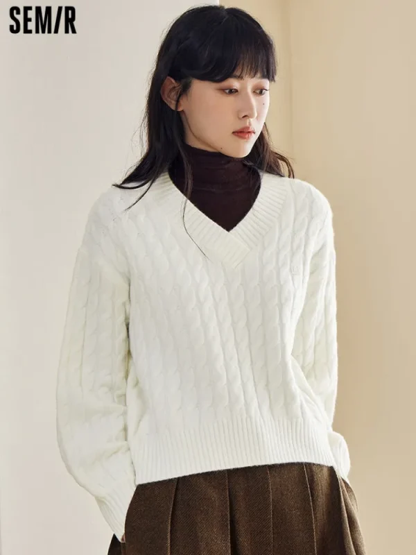 Women SEMIR Women's half-cardigan sweater