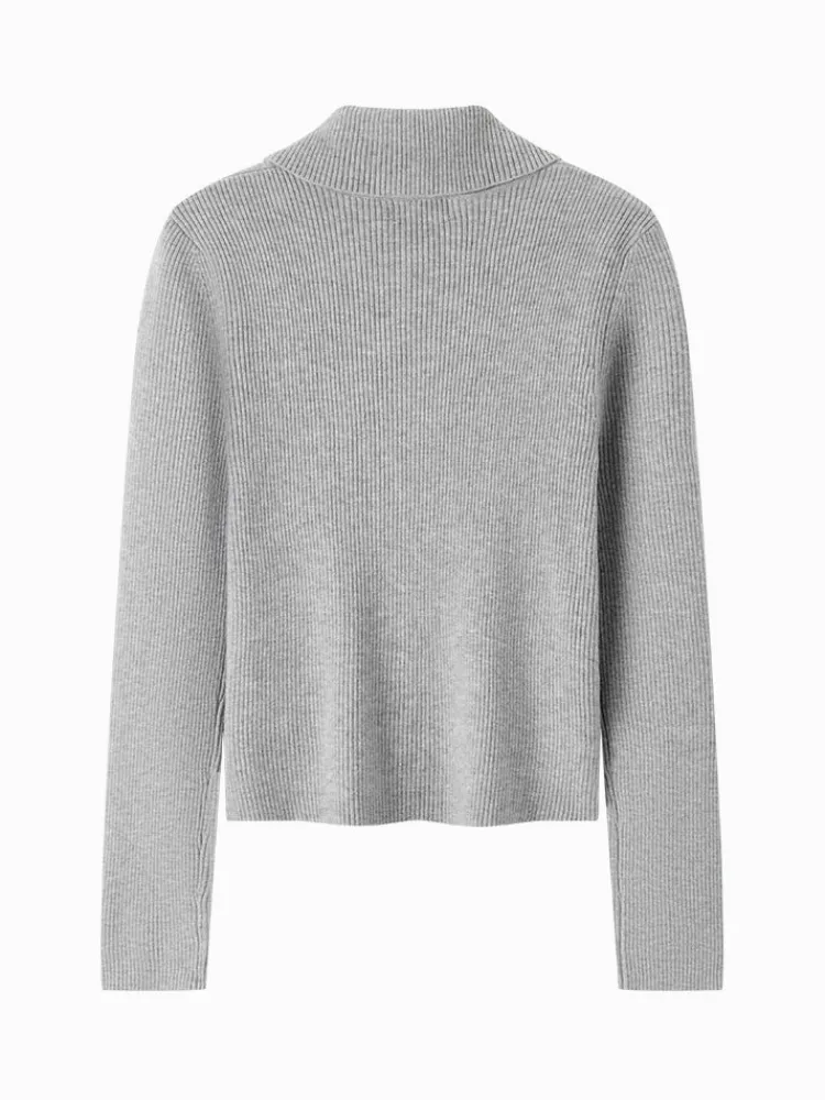 womens_halfcardigan_sweat_6.webp Women SEMIR Women's half-cardigan sweater