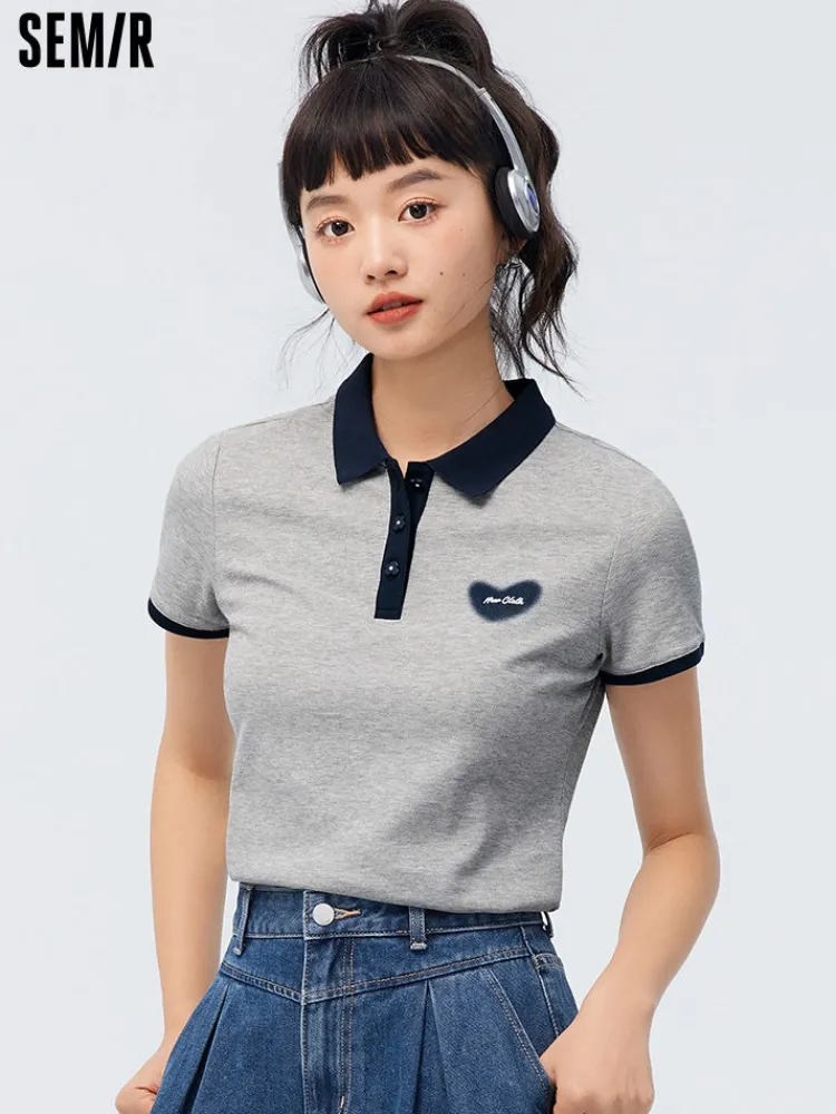 womens_knitted_comfortabl_0.webp Women SEMIR Women's Knitted Comfortable Cool Antibacterial Short- sleeve Polo